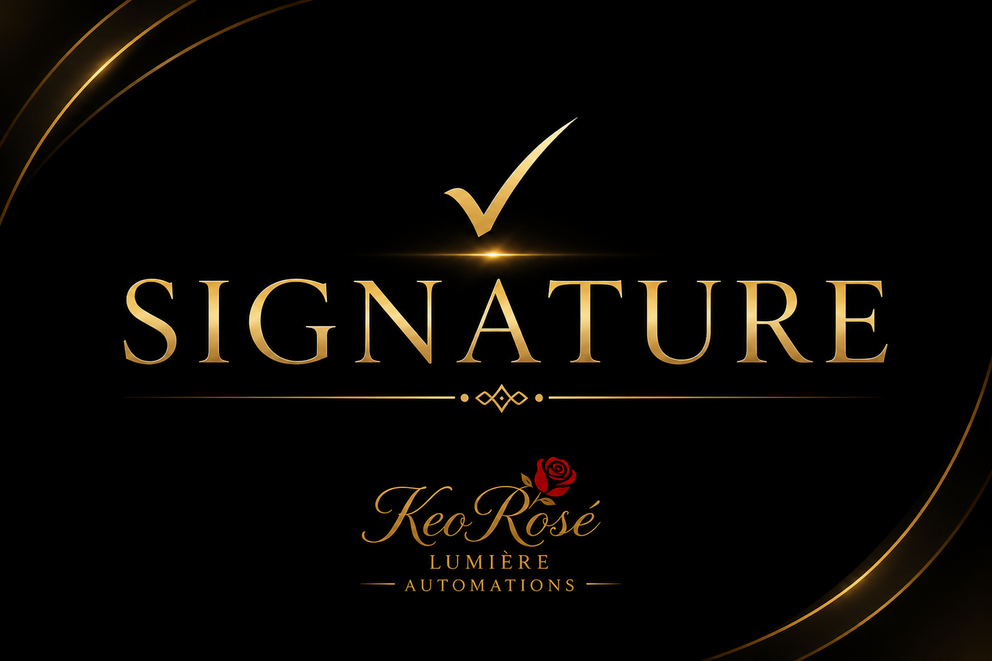 ✓ Signature